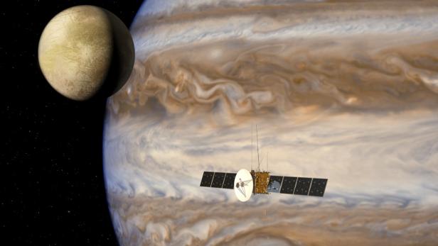 Eine Spähsonde der ESA soll ab 2032 Jupitermond Europa erkunden