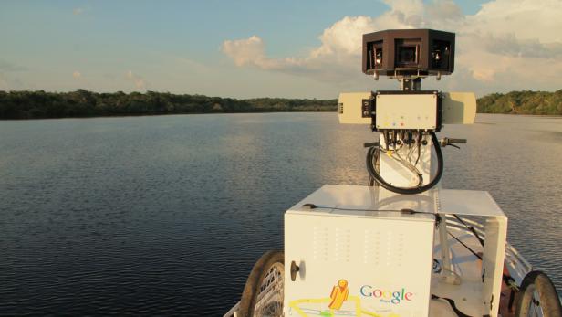 Google Street View am Amazonas