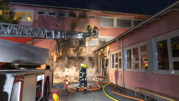 Schüler legten Brand im Schulzentrum von Hollabrunn