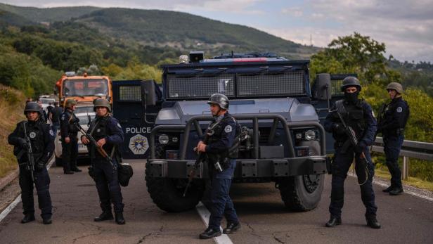 Die kosovarische Sonderpolizeieinheit ist bereit für eine mögliche Eskalation an der Grenze.