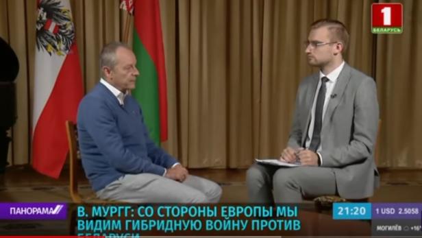 "Lukaschenko-Whitewashing": KPÖ-Mandatar im Belarus TV