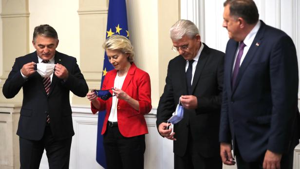 President of the European Commission Ursula von der Leyen visits Bosnia