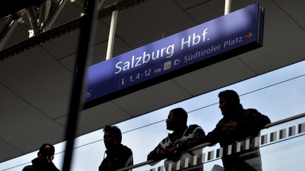 Die Zugstrecke zwischen Salzburg und München wurde vorübergehend eingestellt.