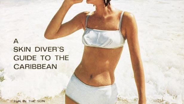 Das Cover von Sports Illustrated vom 20. Januar 1964 zeigt eine Frau am Strand von Cozumel.
