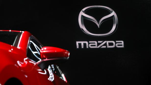 FILE PHOTO: A Mazda 3 is seen on display at the 2019 New York International Auto Show in New York