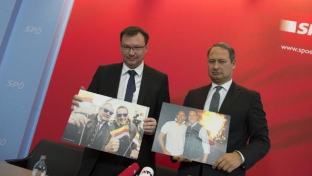 Schieder und Darabos bei der Pressekonferenz am Mittwoch.