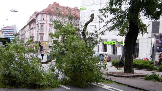 Sturm fegte folgenschwer durch Österreich