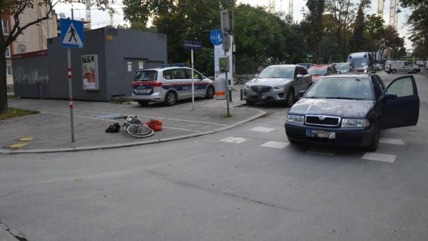 Radfahrer nach Verkehrsunfall in Wien-Meidling schwer verletzt