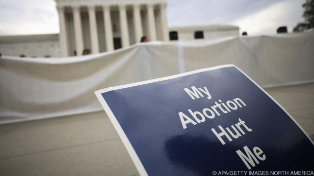 Demonstration gegen Abtreibung vor US-Höchstgericht in Washington