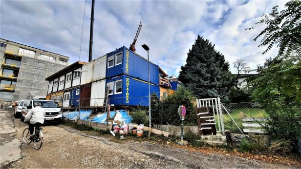 Anrainer wehrt sich gegen Baustellen-Container