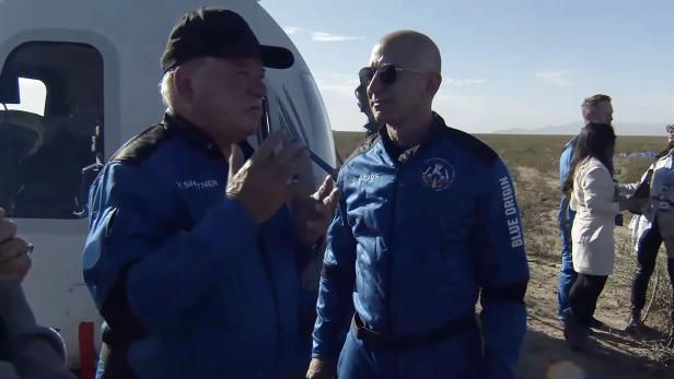 Shatner trip to space with Blue Origin