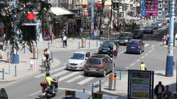 Mariahilfer Straße: Fußgängerzone erst 2013