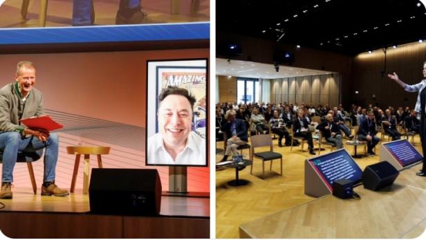 "Hello, Elon": Musk zu Gast bei Diess