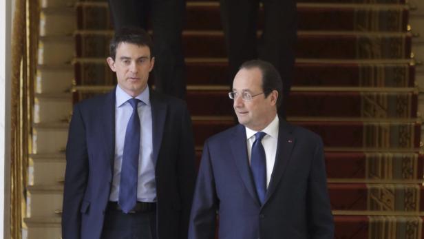 Premier Valls und Präsident Hollande