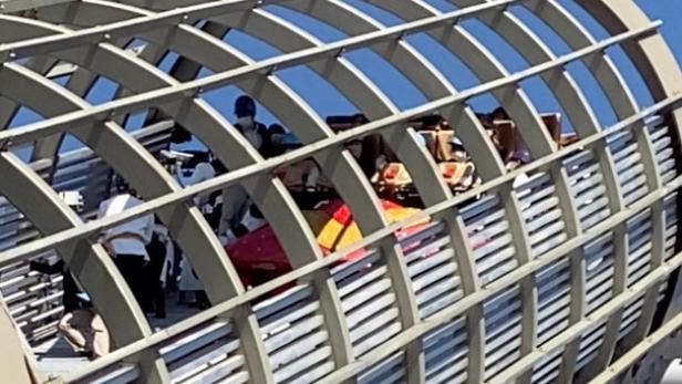 Power outage leaves people stranded on Universal Studio roller coaster in Japan