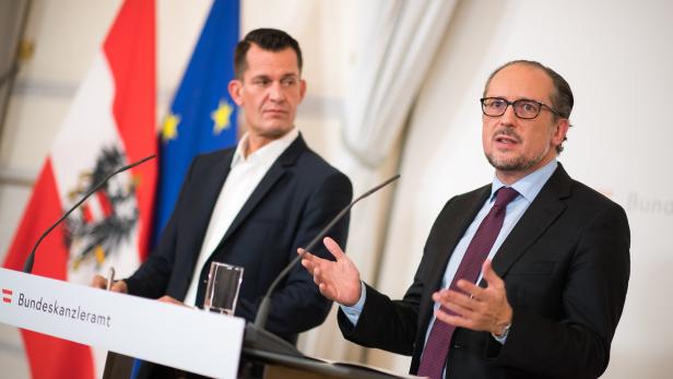 Minister Mückstein und Kanzler Schallenberg verkünden am Freitagabend weitere Covid-Maßnahmen