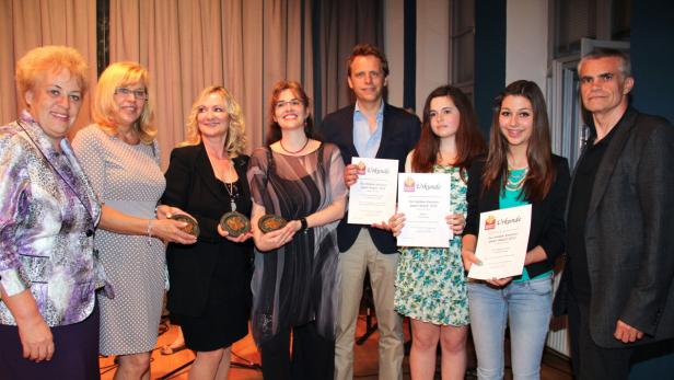 Preisverleihung Goldenes Kleeblatt, mit Landesrätin Verena Dunst und Kinder- und Jugendanwlt Christian Reumann
