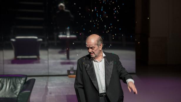 Michael Gruner in "Man sage nicht, es wäre der Mühe nicht wert gewesen", Theater Nestroyhof Hamakom, 2017