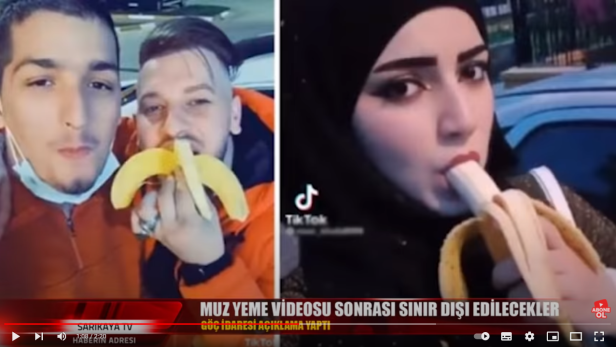 Türkei: Sieben Personen droht Abschiebung wegen Bananen-Videos