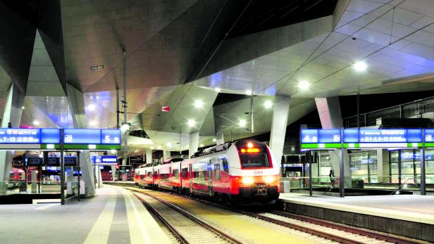 Mehrere Flüchtlinge am Wiener Hauptbahnhof im Zug aufgegriffen