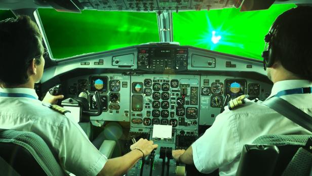 Laserattacke auf Piloten beim Landeanflug in Schwechat