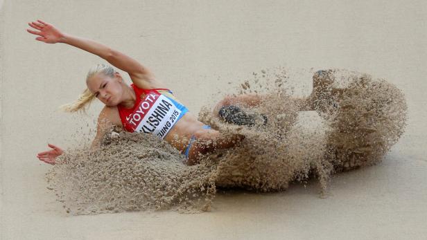 Klishina of Russia competes in the women's long ju Darja Klischina