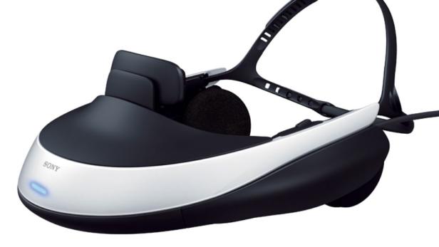 Sony präsentiert tragbares 3-D-Headset