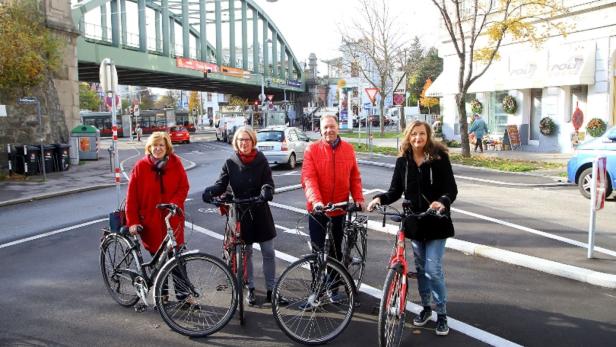 Neuer Radweg zwischen Penzing und Währing ist fertig