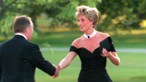 1994: Diana, Princess of Wales, in einem ihrer ikonischsten Looks