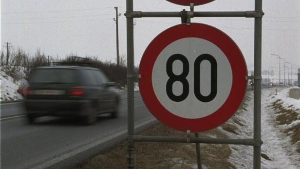 Runter vom Gas: Ab heute 80 km/h