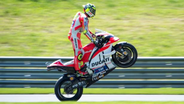 Andrea Iannone hatte in Spielberg allen Grund zum Feiern.