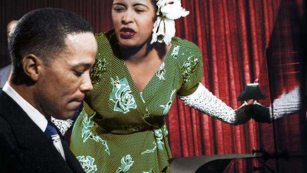 Billie Holiday zusammen mit Bobby Tucker am Klavier: Faszinierendes Archivmaterial in „Billie“