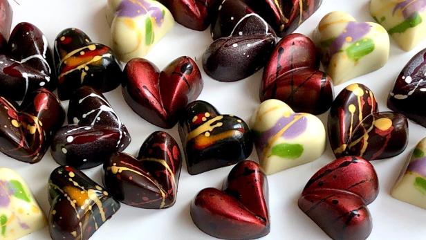 Süße Schokoladen-Kunstwerke zum Genießen