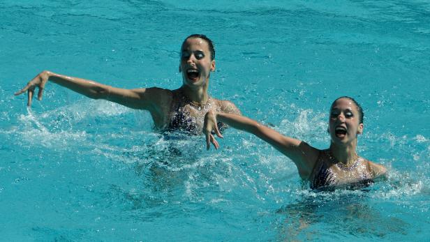 OLYMPISCHE SOMMERSPIELE RIO DE JANEIRO 2016: SYNCH Anna Maria Alexandri und Eirini Marina Alexandri sind im Soll.