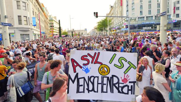 Die &quot;Mensch sein in Österreich&quot;-Demo am 31. August bestärkte die Organisatoren in ihrem Vorhaben.