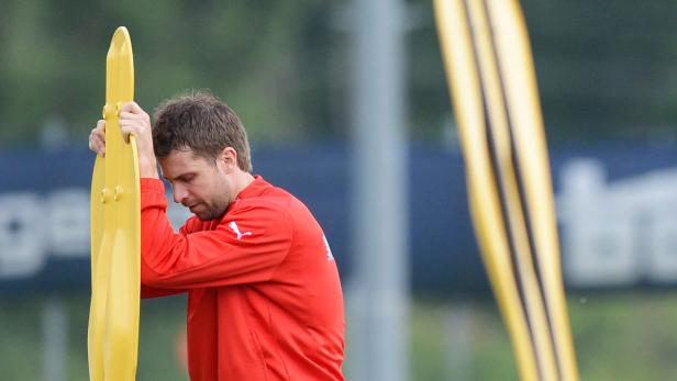 APA12970196 - 29052013 - STEGERSBACH - ÖSTERREICH: Andreas Ivanschitz während des Trainings der österreichischen Fußball-Nationalmannschaft am Mittwoch, 29. Mai 2013, in Stegersbach. Österreich wird am Freitag, 7. Juni 2013, ein WM-Qualifikationsspiel gegen Schweden bestreiten. APA-FOTO: ROBERT JAEGER