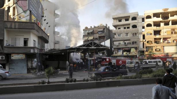 Syrien: Doppelanschlag nahe Damaskus