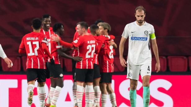 Niederlage bei PSV: Sturm verabschiedet sich aus dem Europacup