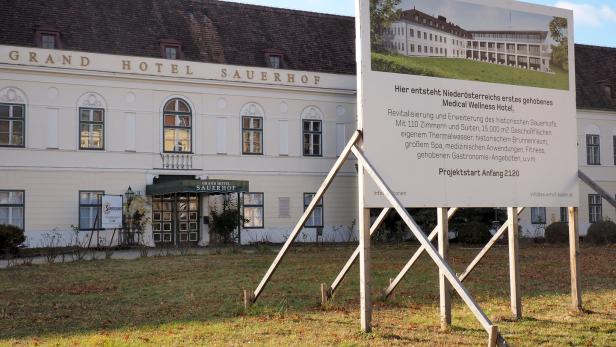 Hotel Sauerhof: „Fangen heuer noch an“