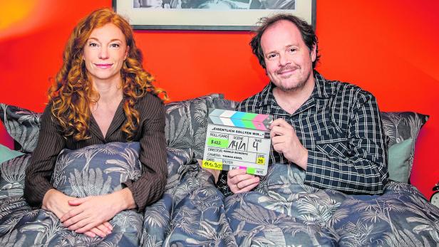 Drehbuch-Autor und Hauptdarsteller Thomas Mraz und Marleen Lohse („Nord bei Nordwest“): Ende Jänner wird „Eigentlich sollten wir“ fertig gedreht