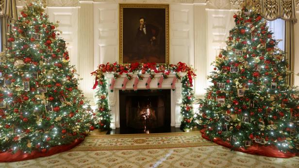 Weihnachtsdeko im Weißen Haus: Auch die Trumps hängen am Baum