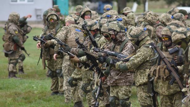 Ukrainische Truppen befürchten einen russischen Angriff