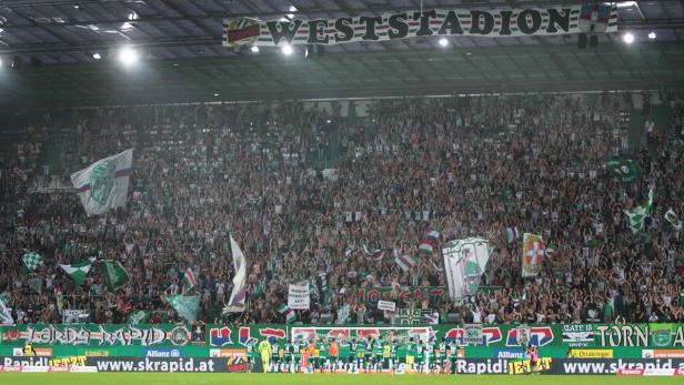 Fussball , Rapid - Admira Volles Haus: Rapid wird gegen Salzburg in einem ausverkauften Allianz Stadion spielen