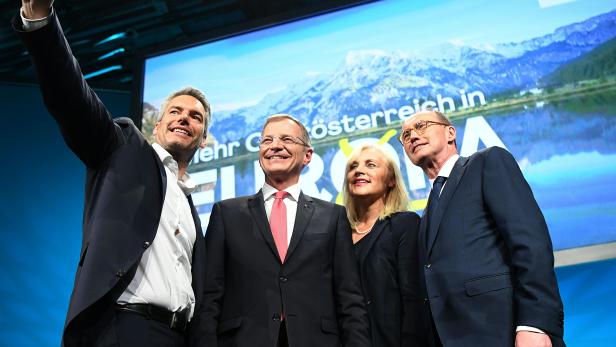 EU-WAHL: ÖVP-SCHLUSSOFFENSIVE "#BETTER EUROPE": NEHAMMER /STELZER / WINZIG / KARAS