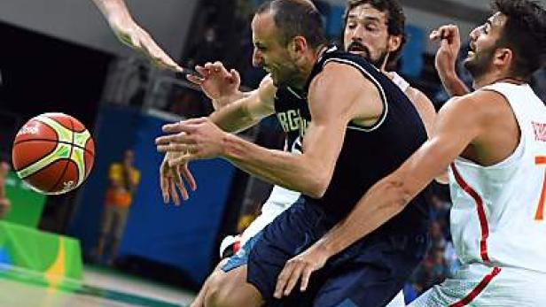 Argentinien stieg trotz Niederlage gegen Spanien auf Topfavorit USA im Basketball-Viertelfinale gegen Argentinien