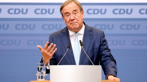 Christian Democratic Union (CDU) Armin Laschet,  press conference