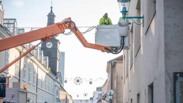 200.000 LED-Lichter bringen Weihnachtsstimmung nach St. Pölten