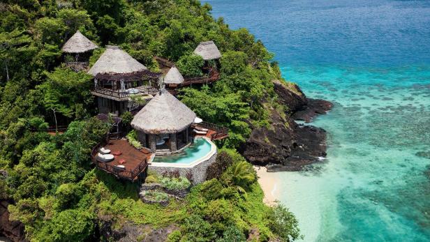 Como Laucala Island auf Fidschi.