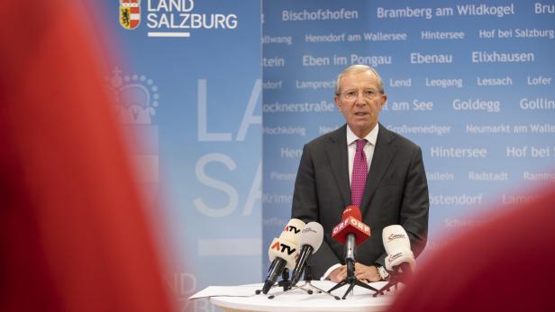 Salzburger Landeshauptmann Wilfried Haslauer (ÖVP).