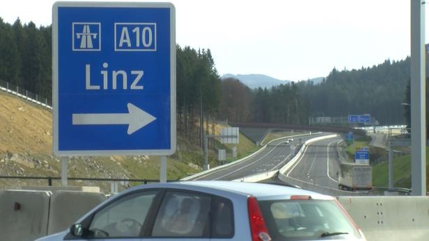 Die Tauernautobahn ist nach Oberösterreich verlegt worden.